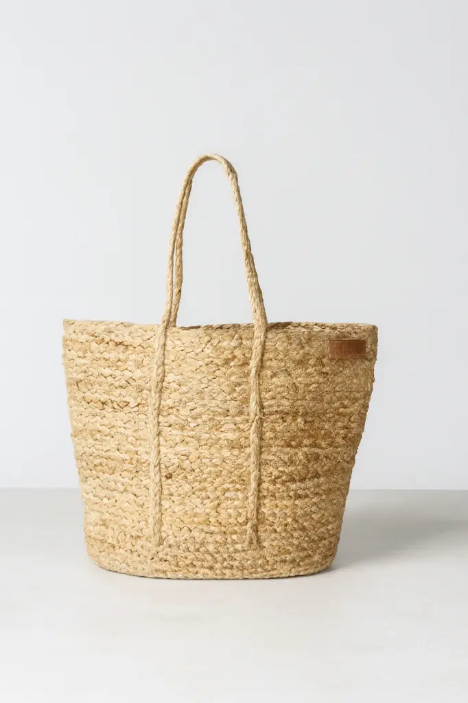 Bolso Yute Trenzado Natural