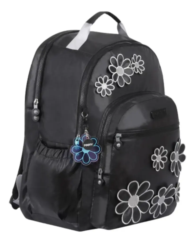 Mochila Margarita Negra (Footy)