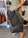 Cartera Tote c/cierre Cuero Las Mones 