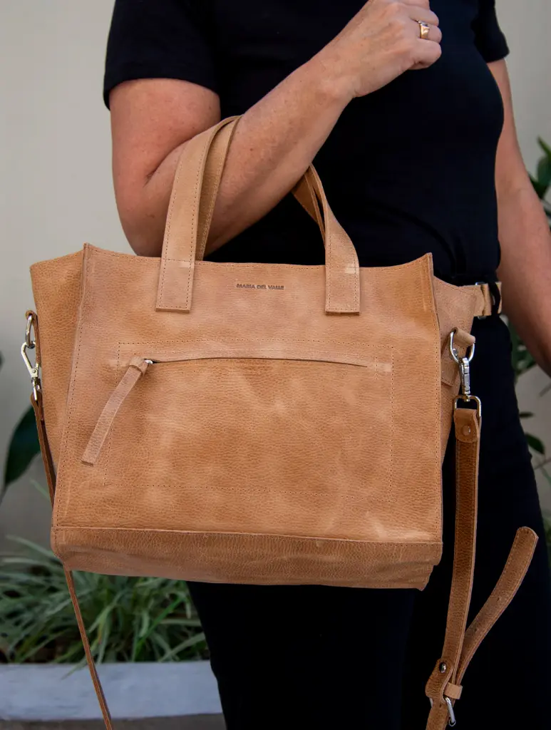 Cartera de Cuero Mechi