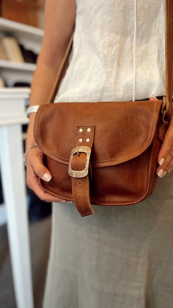 Morral de Cuero Las Mones c/Hebilla