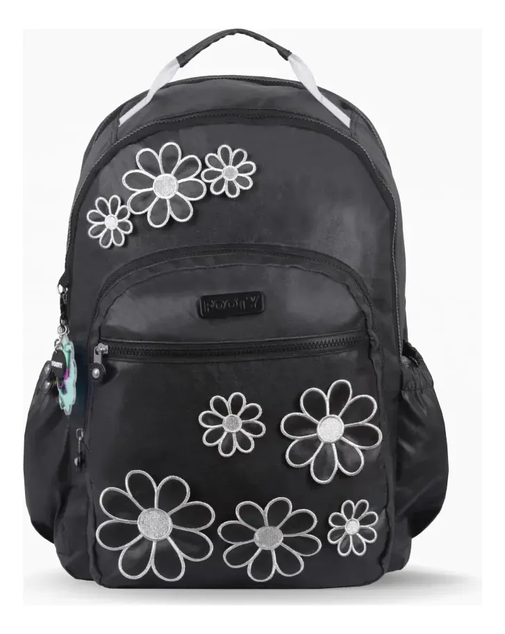 Mochila Margarita Negra (Footy)