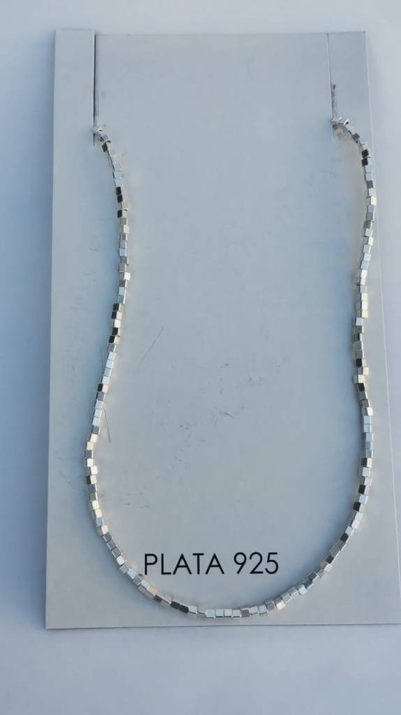 Collar Cubos Chicos Plata 925
