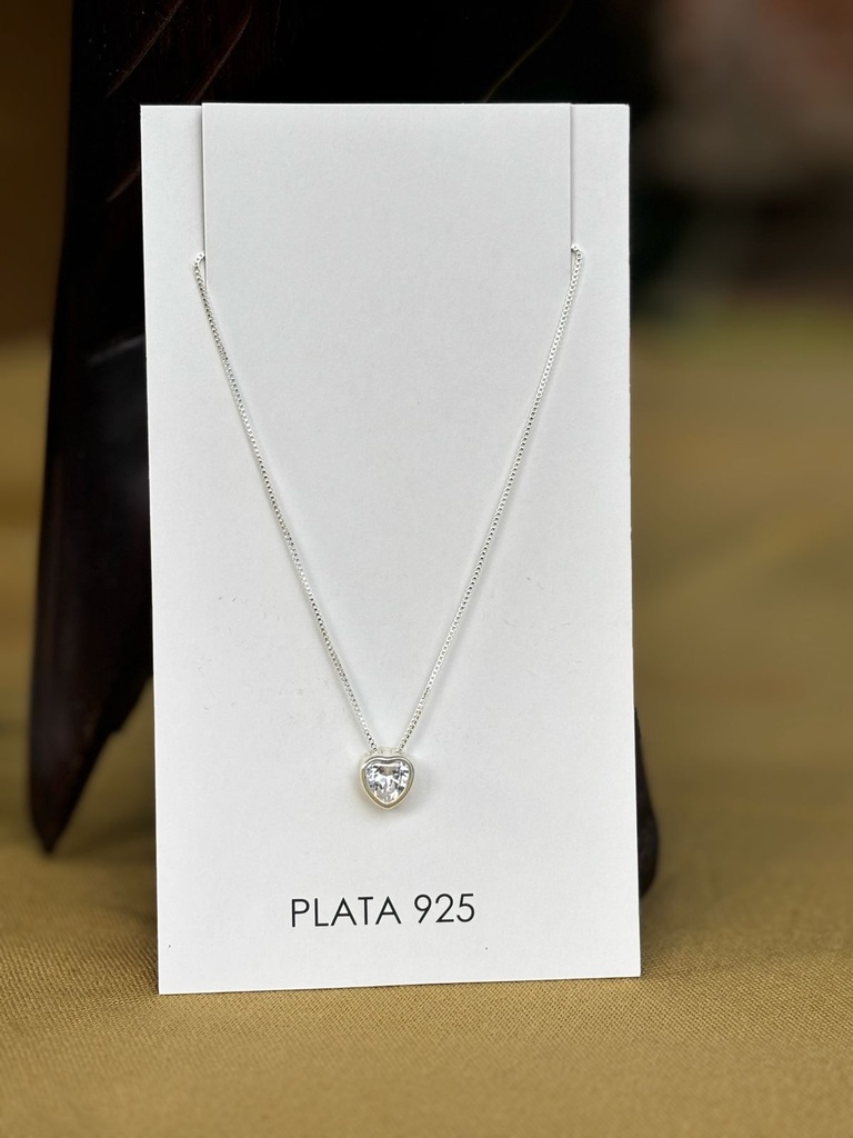 Collar Cristal Corazon Swarovski 