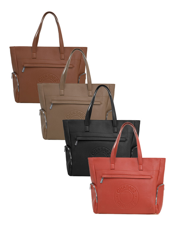 Cartera Tote Ona Saez - Cuero Ecológico - (OS-561)