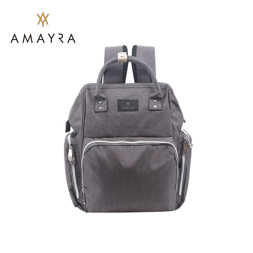 Mochila Maternal Natalia Gris 