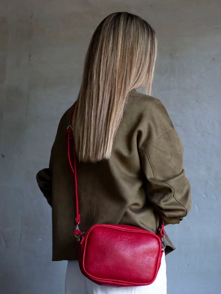 Bandolera / Cartera de Cuero Nati