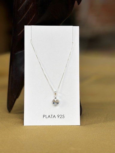 [C7012] Collar Cristal Corazon Swarovski 