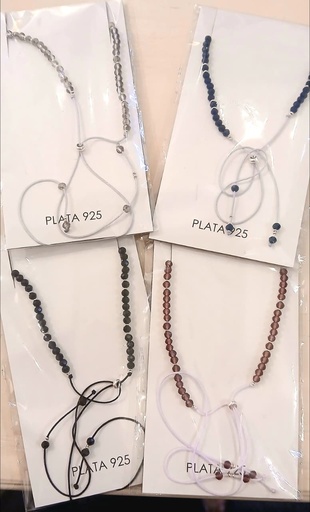 Collar Corbatero Cristal Checo (Regulable)