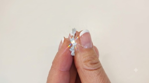 [AN1] Anillo Plata 925 y Cristales Swarovski