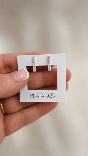 [A1036] Aros Plata 925