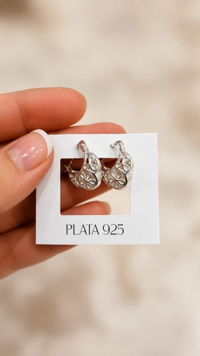 [A1054] Aros Plata 925