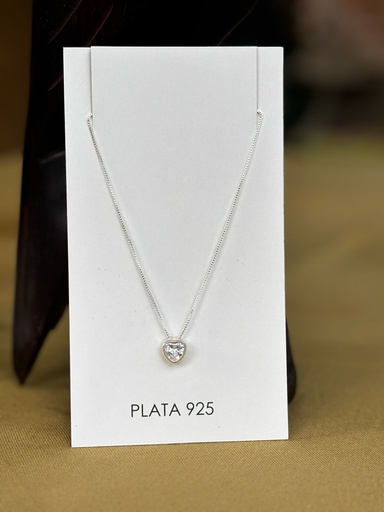 [C7036] Collar Cristal Corazon Swarovski 
