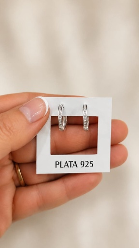 [A1070] Aros Plata 925