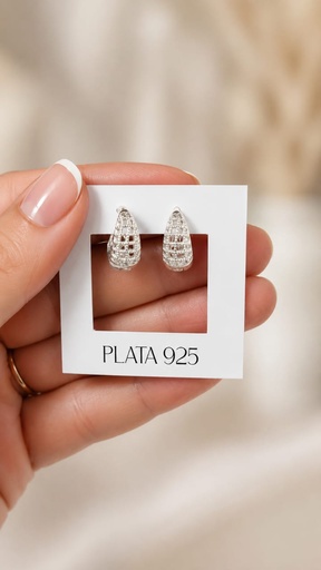 [A1076] Aros Plata 925