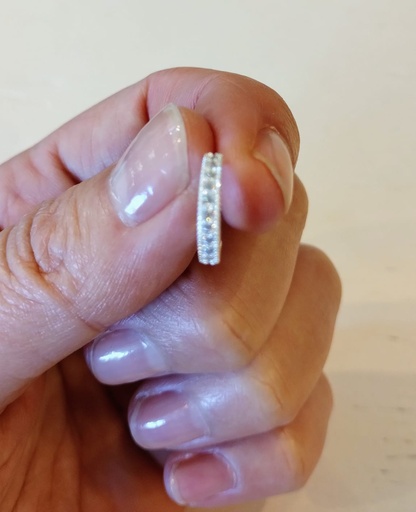 [A1081] Aro Cuff Plata 925 