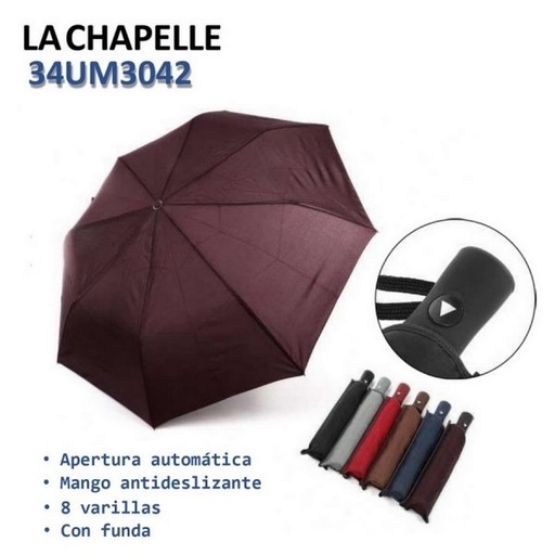 [17799145017464] Paraguas Automatico La Chapelle (34UM3042)