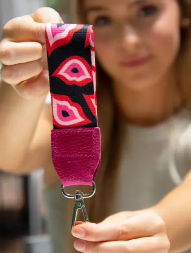 LLavero Cinta c/cuero