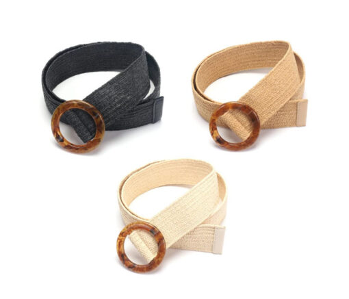 Cinto Rafia Hebilla Carey