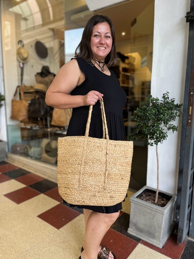 [INBOLNAT] Bolso Yute Trenzas Natural